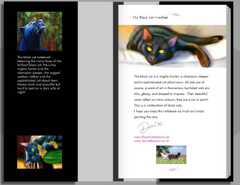 black cat notebook