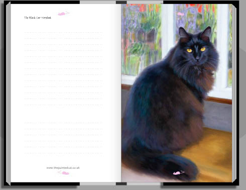 black cat notebook
