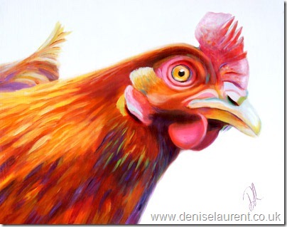 chicken painting chicken painting
