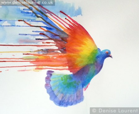 flying pigeon sketch2