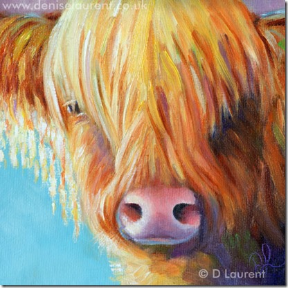 Highland Cow Painting