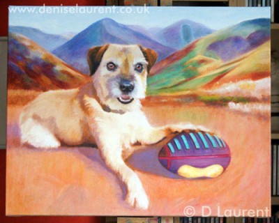 Poppy Stage 3 - More work on the background and on Poppy herself