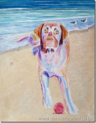 Prince On The Beach - Stage 2 the under painting