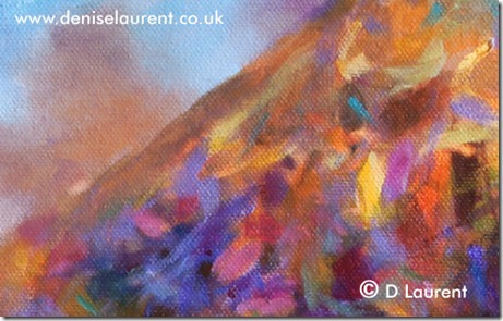 Wild Welsh Landscape With Hares Detail Wild Welsh Landscape With Hares Detail